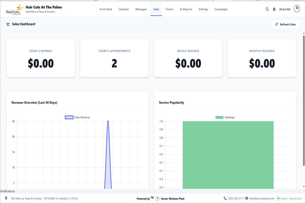 Reporting & Payroll Modules
